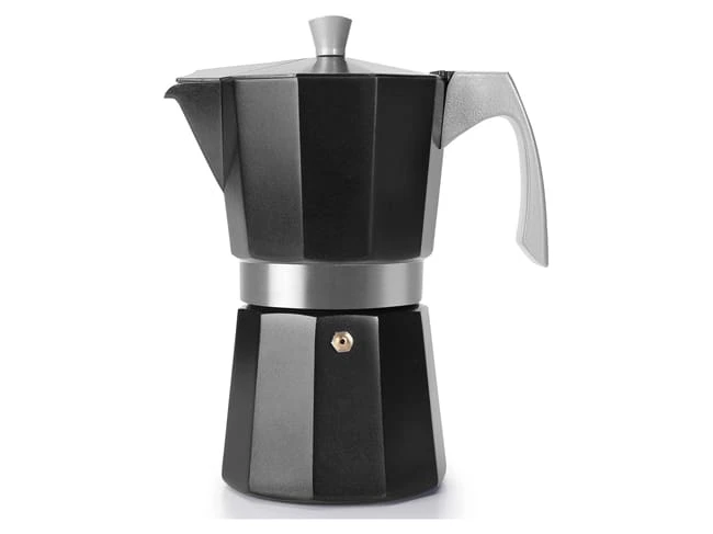 Cafetière Italienne Noire - Evva Black - 6 Tasses - Ibili 1 Cafetière Italienne Noire - Evva Black - 6 Tasses - Ibili