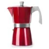 Cafetière Italienne Rouge - Evva Red - 6 Tasses - Ibili