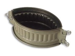 Moule à Pâté En Croûte - Ovale à Côtes - 18 Cm - Matfer