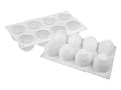 Moule Silicone - 8 Truffes Ø 6,2 Cm - 30 X 17,5 Cm - Silikomart
