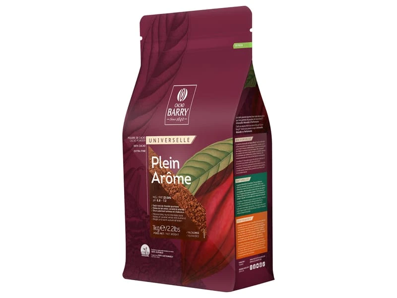 Poudre De Cacao - Plein Arôme - 1 Kg - Cacao Barry 1 Poudre De Cacao - Plein Arôme - 1 Kg - Cacao Barry